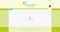 Desktop Screenshot of angerhofamkalterersee.it